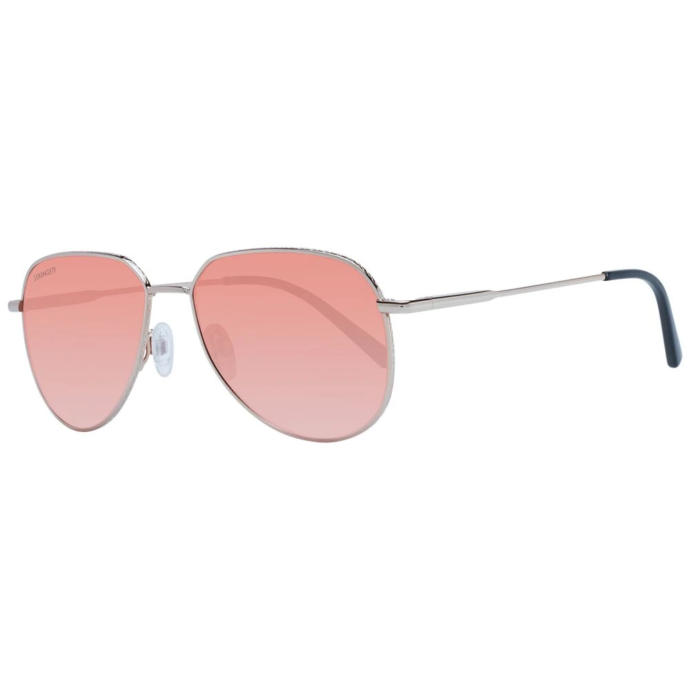 Serengeti Unisex Gold Rose Round Photochromatic Sunglasses