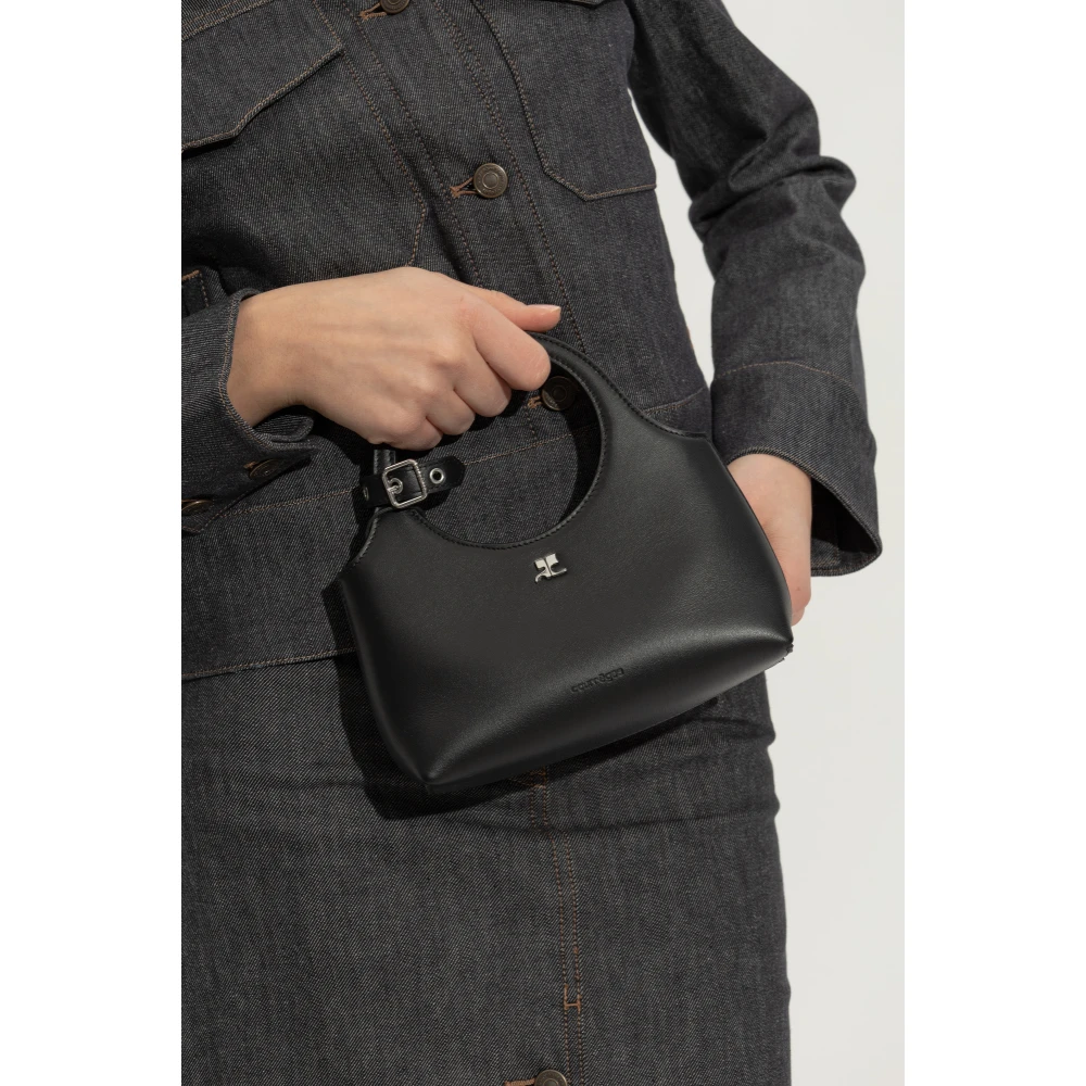 Courrèges Handtas Mini Black Dames