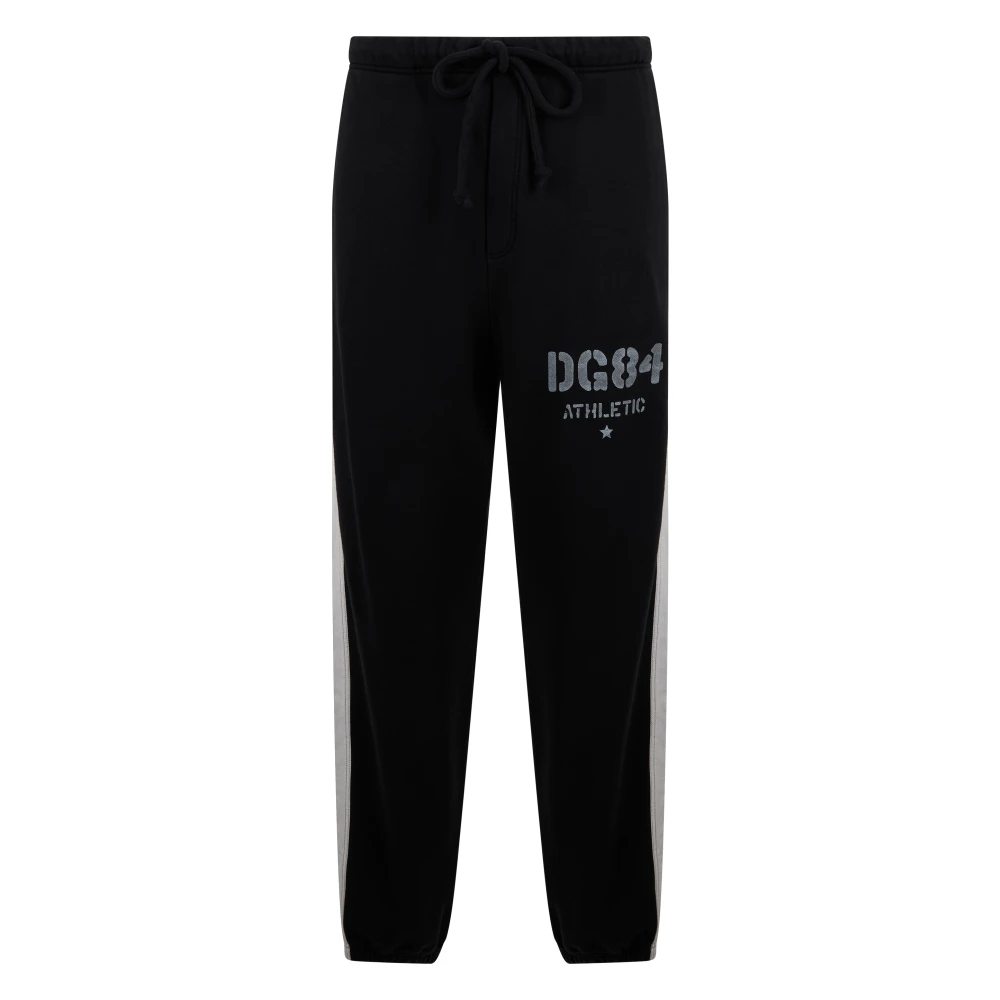 Dolce & Gabbana Hombre Negro - Pantalones Deportivos - Trousers - S