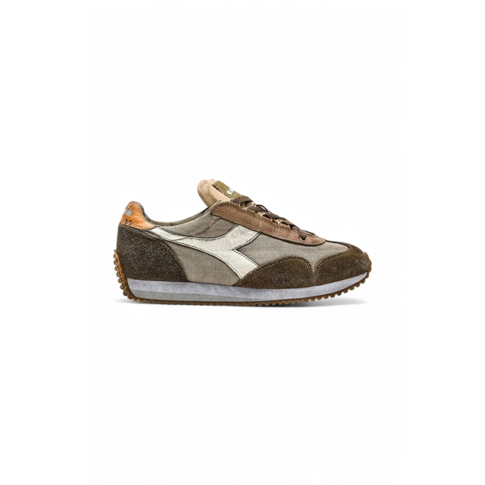 Diadora Dirty Stone Wash Heritage Sneakers Heren Schoenen Beige