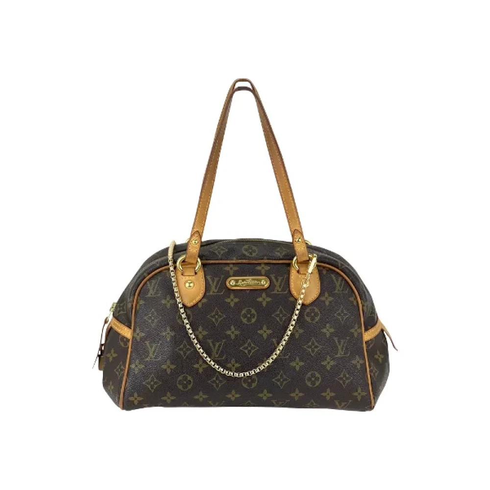 Louis Vuitton Vintage Pre-owned Canvas handbags Brown Dames