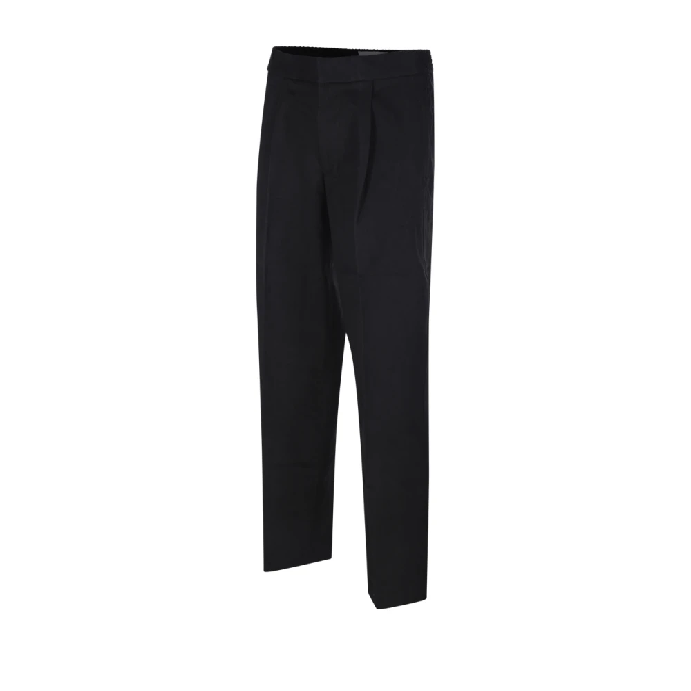 Bonsai Zwarte Loose Fit Broek Black Heren