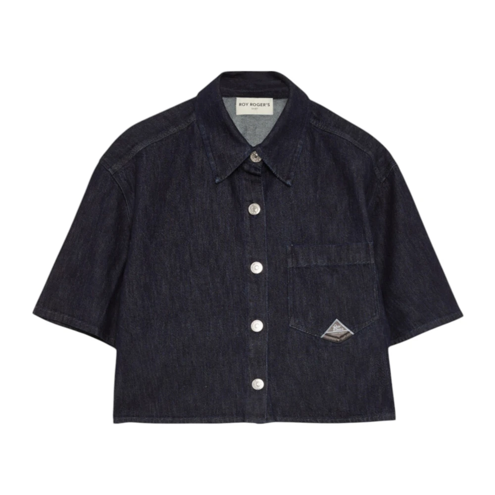 Roy Roger's Denim Shirt Vrouw Licht Spoelen Blue Dames
