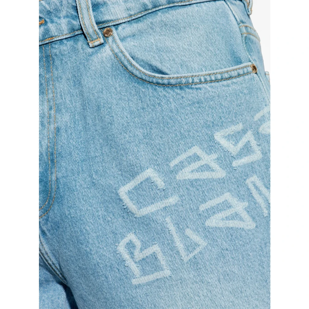 Casablanca Wijde Pijp Jeans Lichtblauw Blue Heren