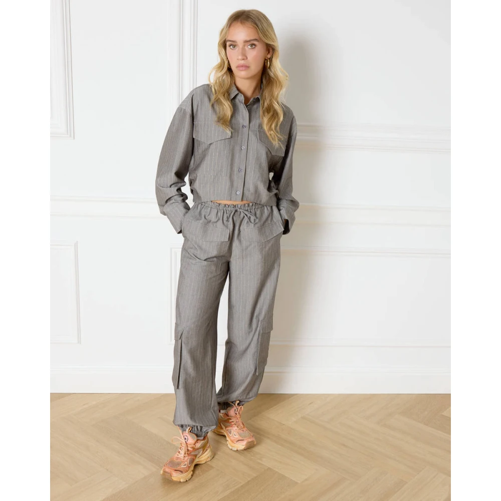 Refined Department Stijlvolle Vikki Broek Gray Dames