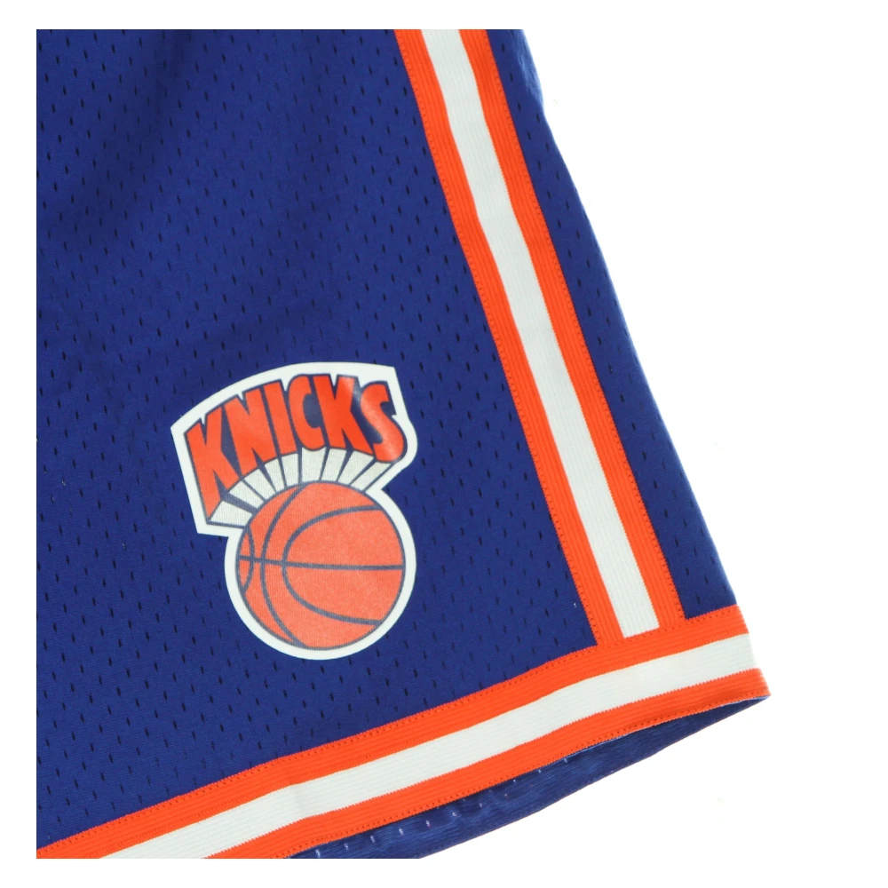 Mitchell & Ness NBA Swingman Basketball Shorts Knicks Blue Heren