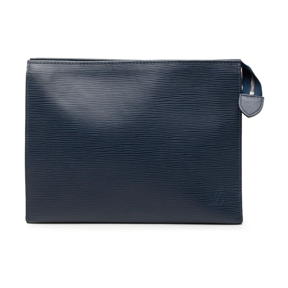 Louis Vuitton Vintage Women's Blue Pre-Owned Epi Leather Pouch