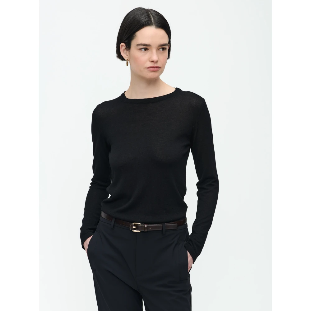 Jane Lushka Katherine Pu Pullover Black Dames