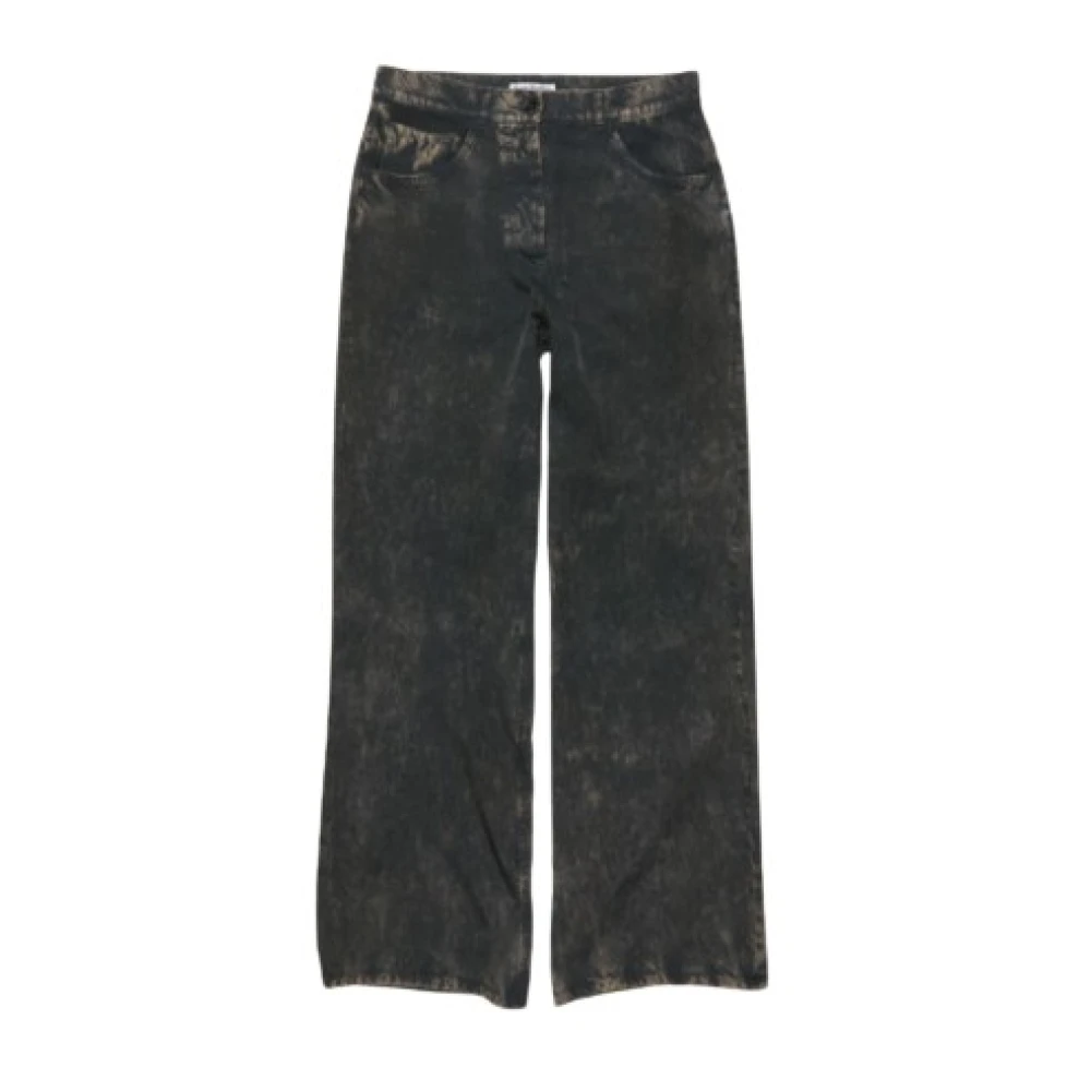 Acne Studios Luxe Montpellier Coqueline Broek Black Dames