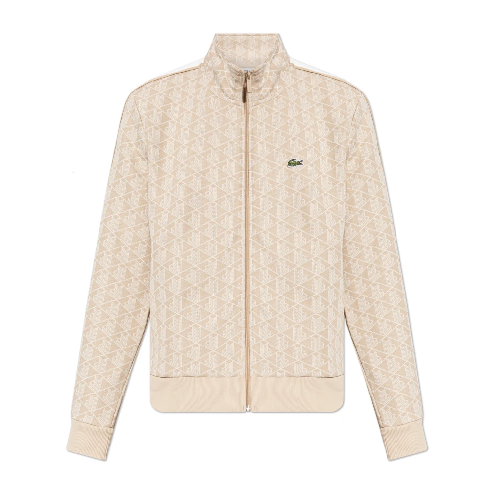 Lacoste Uomo Beige Felpe, M, New,