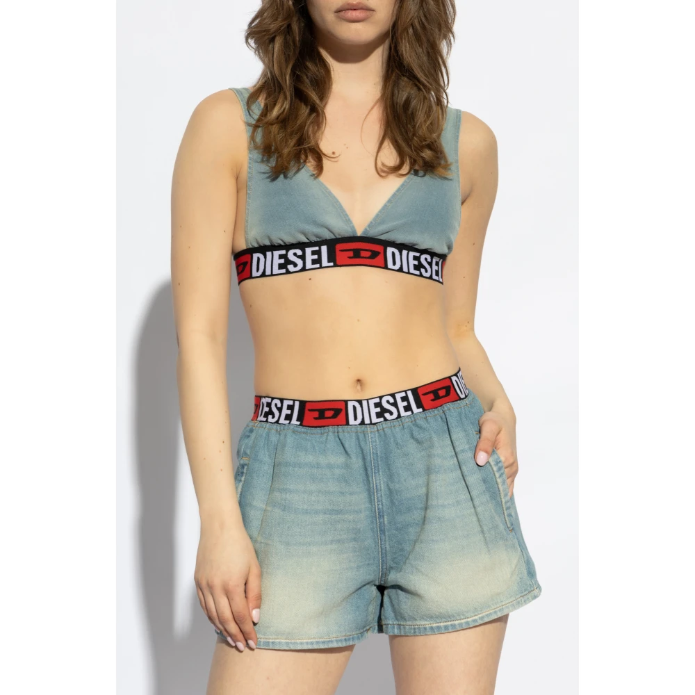 Diesel Top De-Ely-S Blue Dames