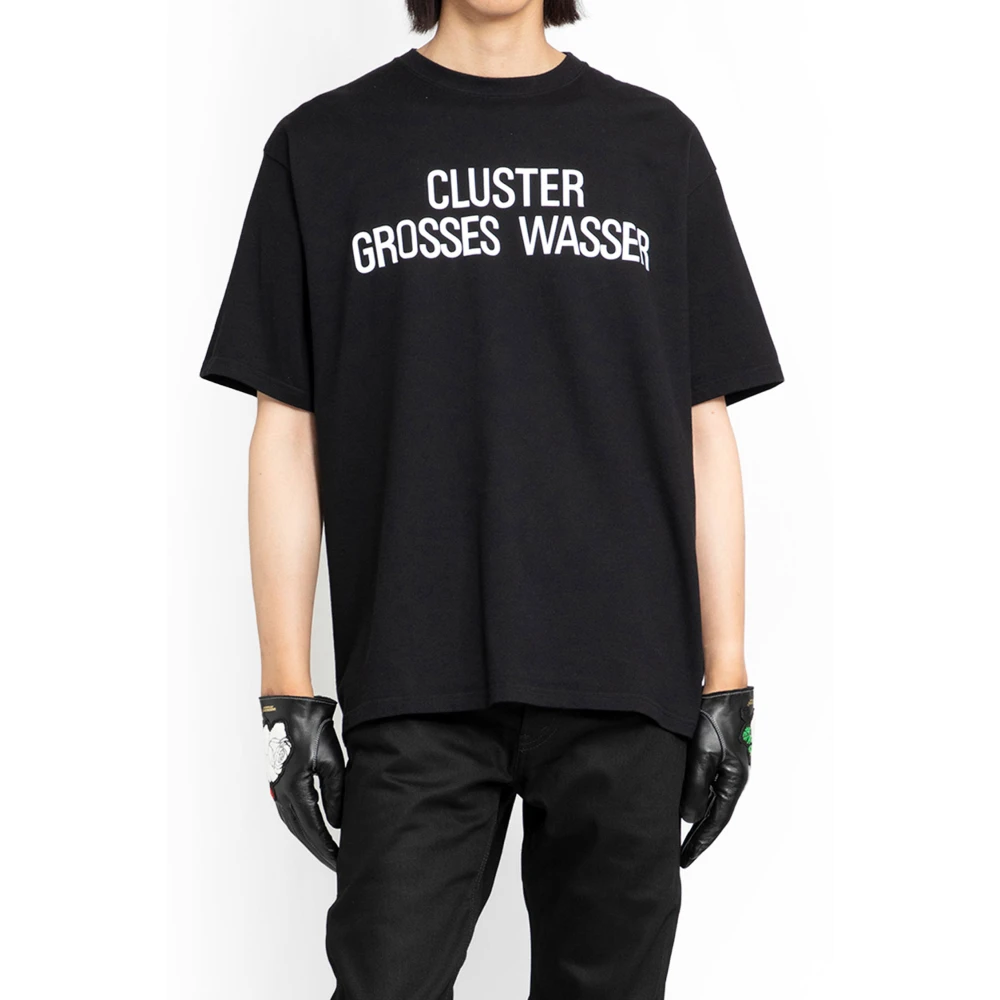 Undercover Zwart Cluster Grosses Wasser T-Shirt Black Heren
