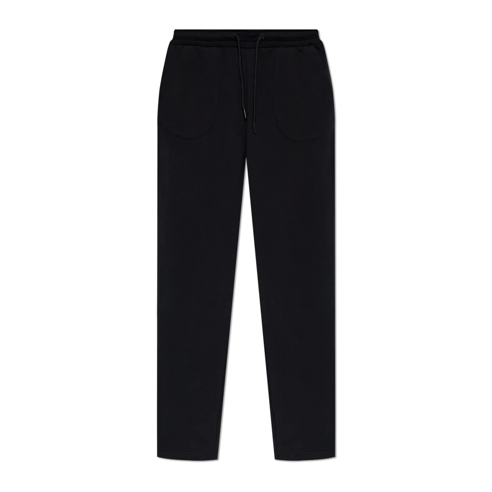 Emporio Armani Sweatpants met logo Black Dames