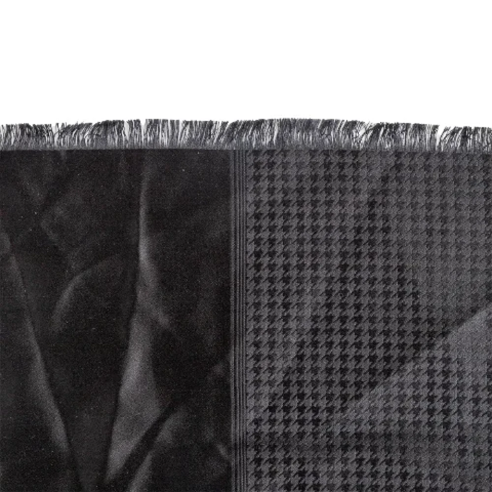 Dior Vintage Pre-owned Silk scarves Black Dames