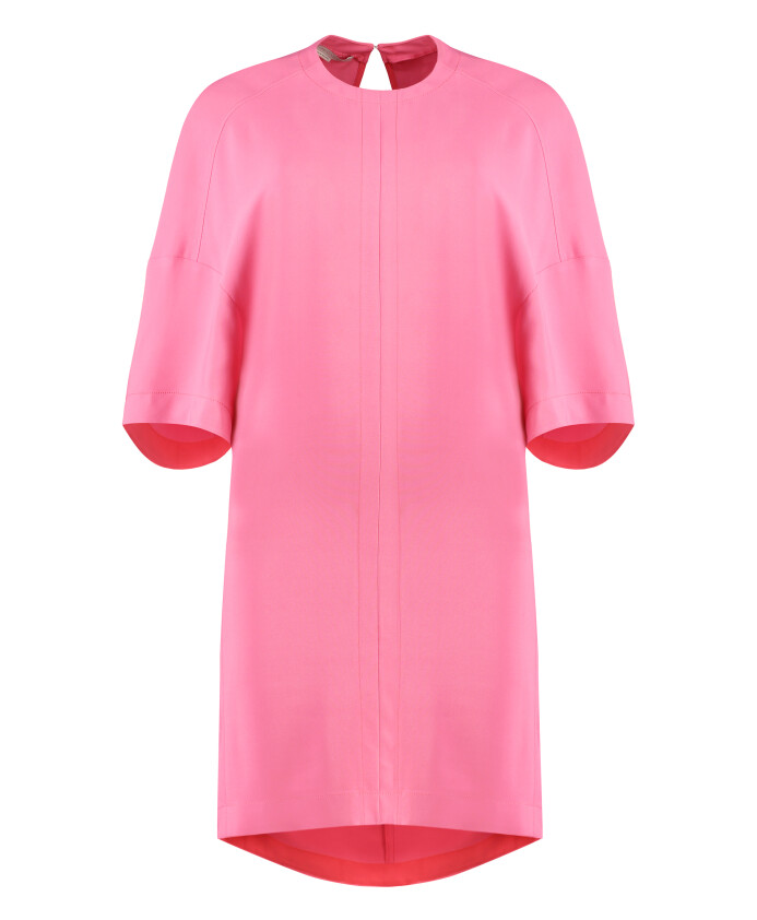 robe-t-shirt-en-viscose-avec-manches-oversize