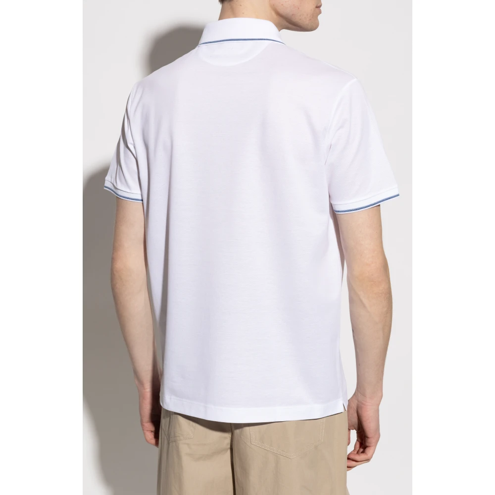 PAUL & SHARK Katoenen poloshirt White Heren
