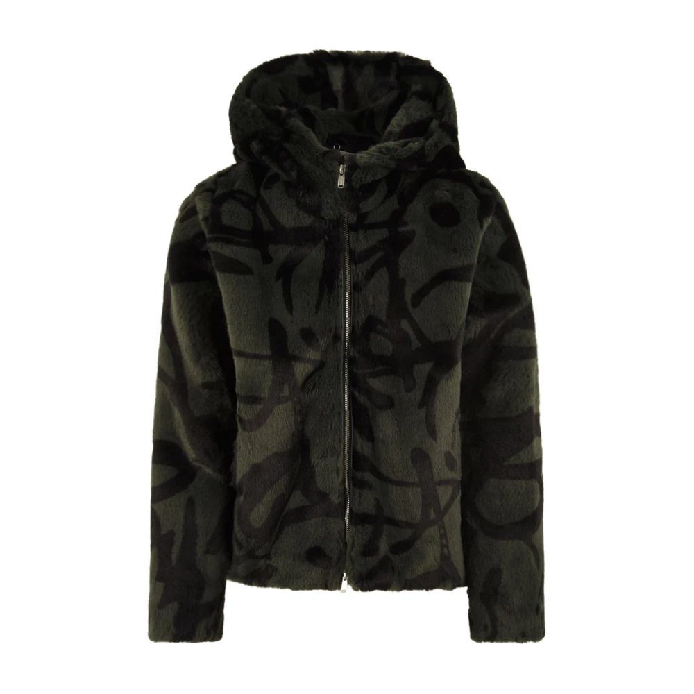 BomBoogie Groene jas voor vrouwen stijl Jwfull-Tfu5P Green Dames