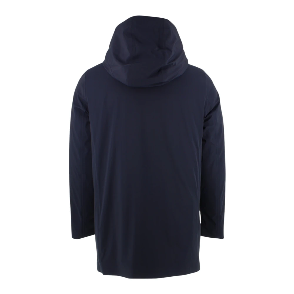 RRD Blauwe Drijvende Parka Jas Blue Heren