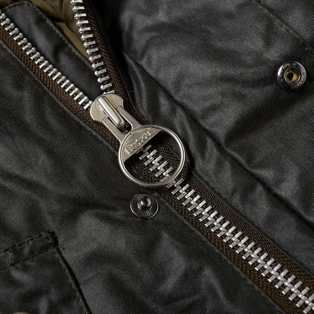 Barbour Duke Wax Jas Sage-M Green Heren
