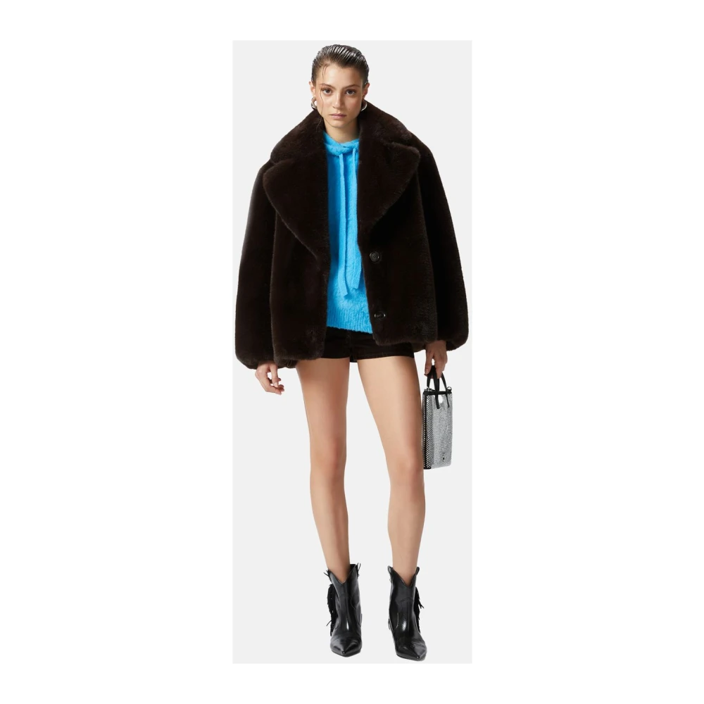 pinko Stijlvolle Jas voor Vrouwen Brown Dames