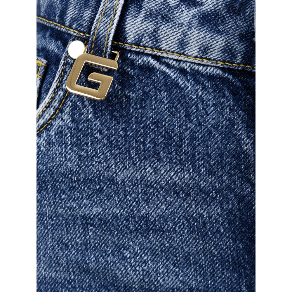 Gaëlle Paris Blauwe Broek Gaabw00327 Bl01 Model Blue Dames