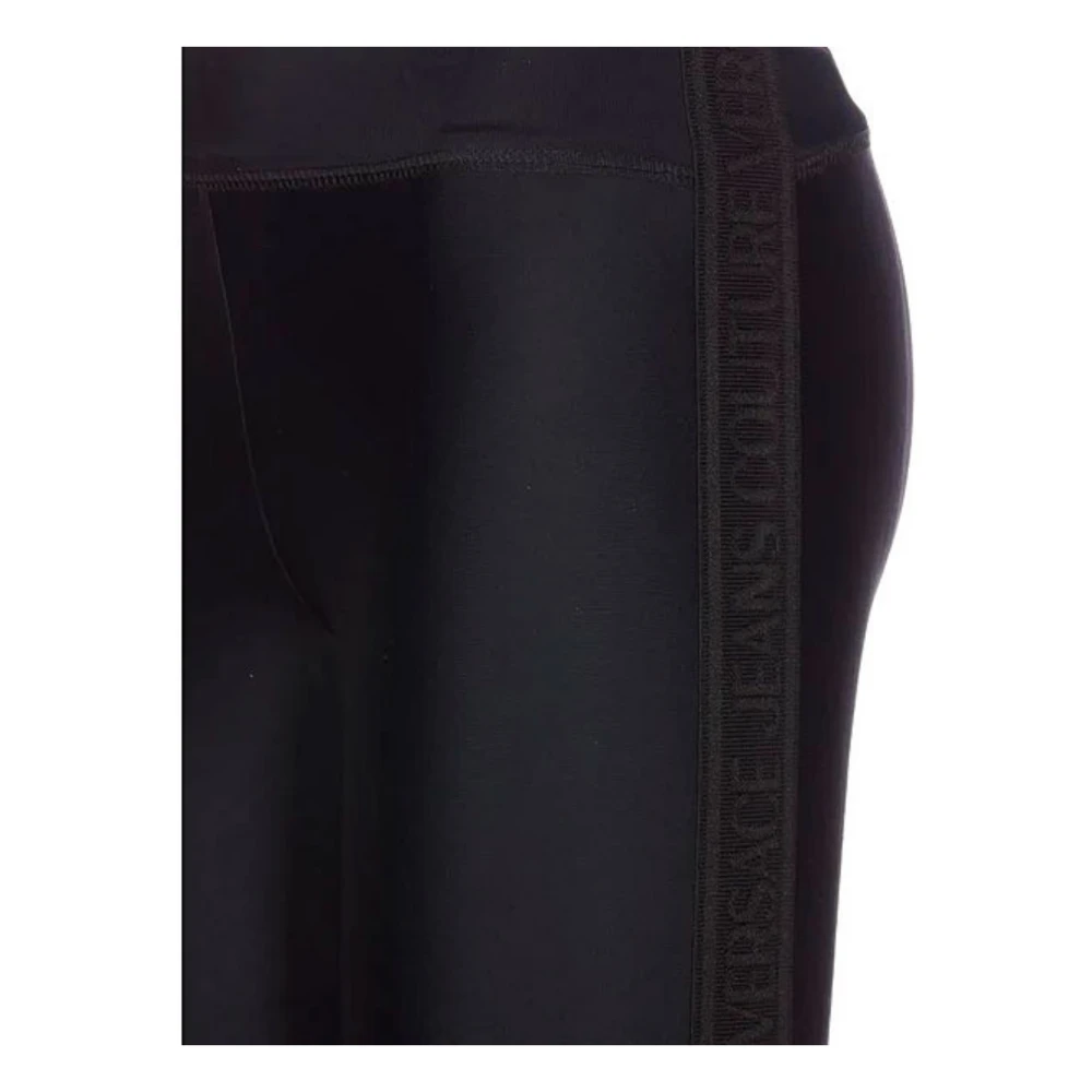 Versace Jeans Couture Stijlvolle Broeken voor Modeliefhebbers Black Dames