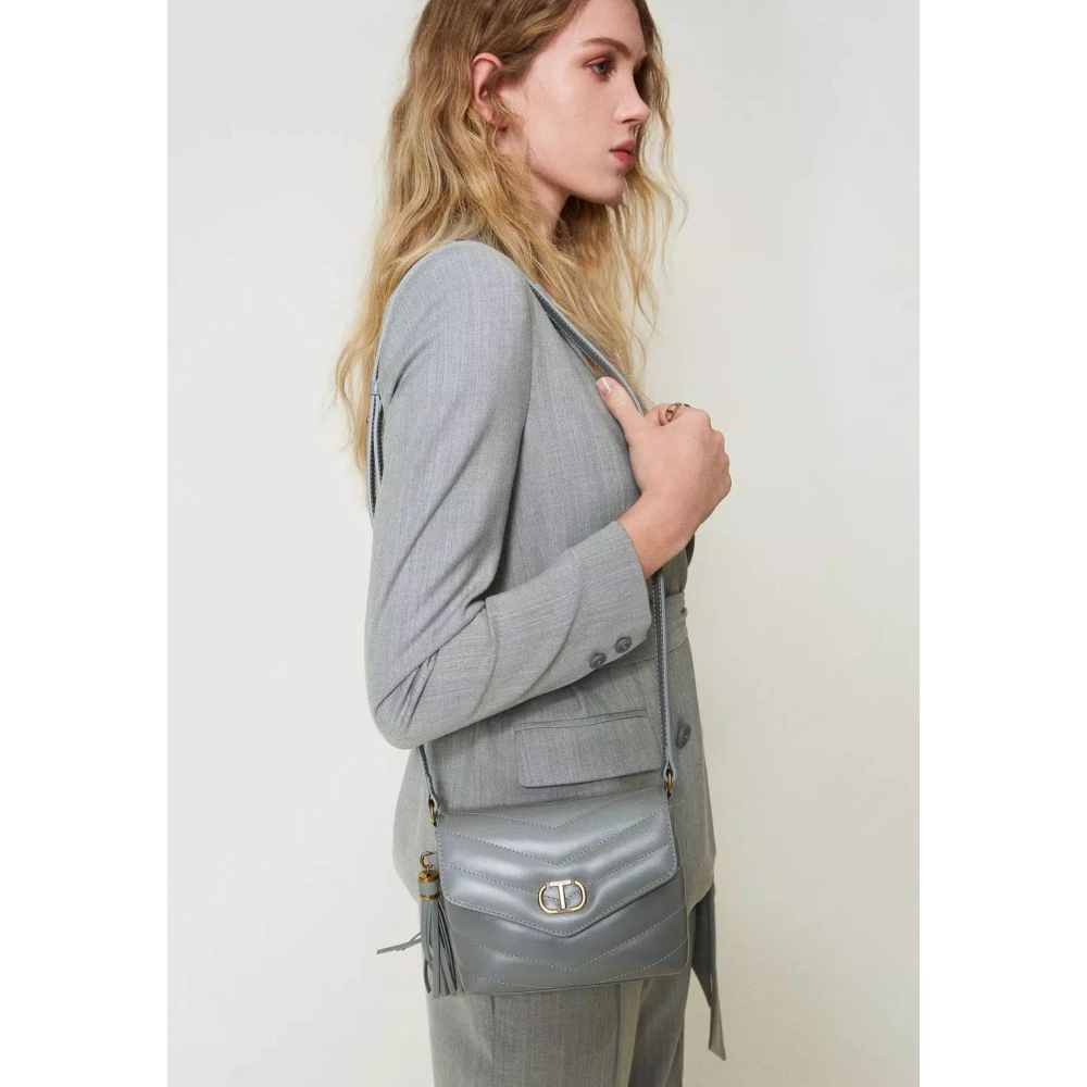 Twinset Dromerige Schoudertas Grijs Gray Dames