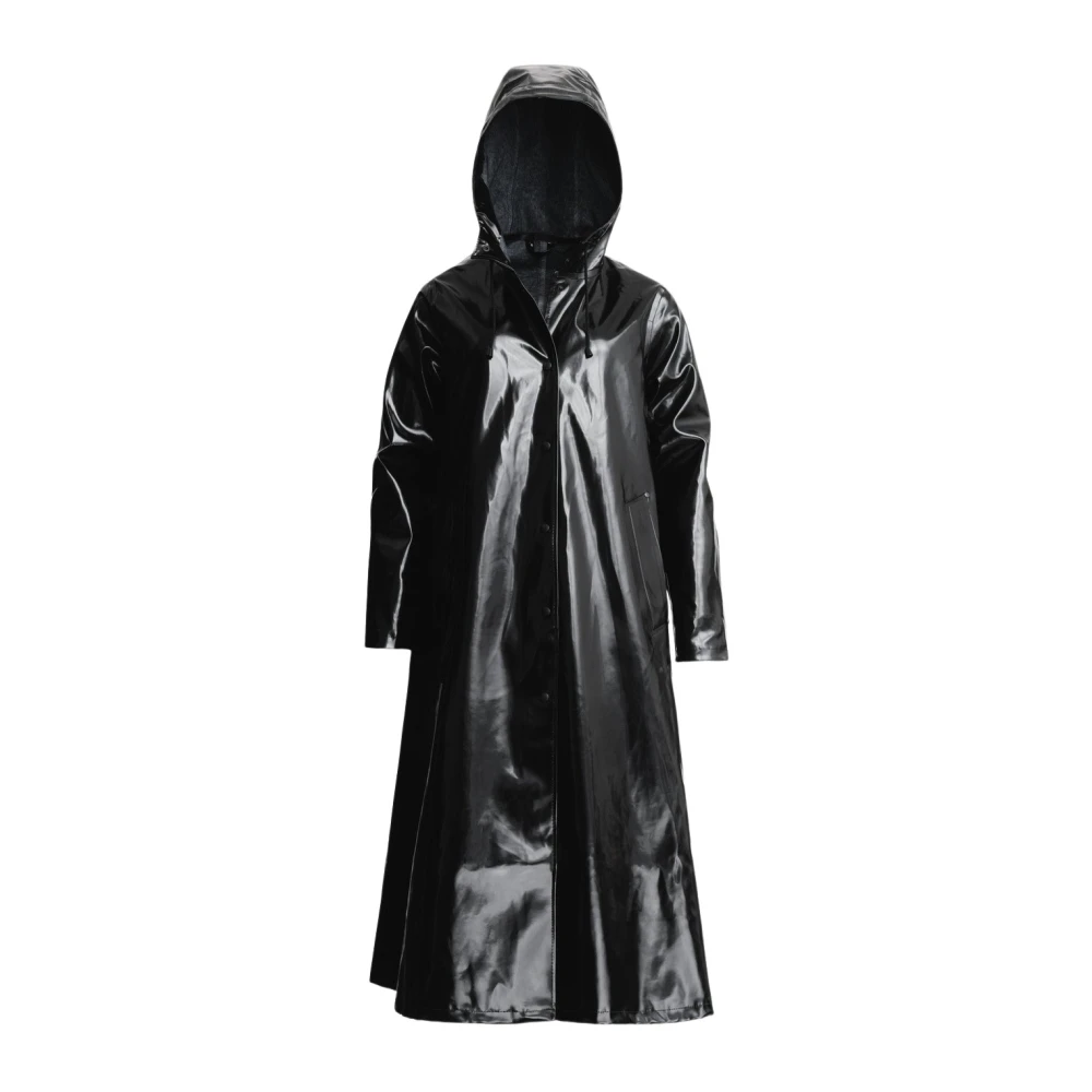 Stutterheim Opal A-Line Regenjas voor Vrouwen Black Dames