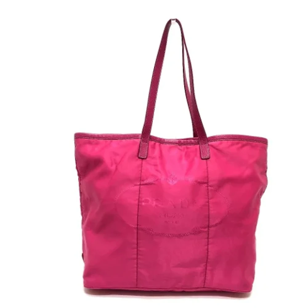 Prada Vintage Pre-owned Leather shoulder-bags Pink Dames