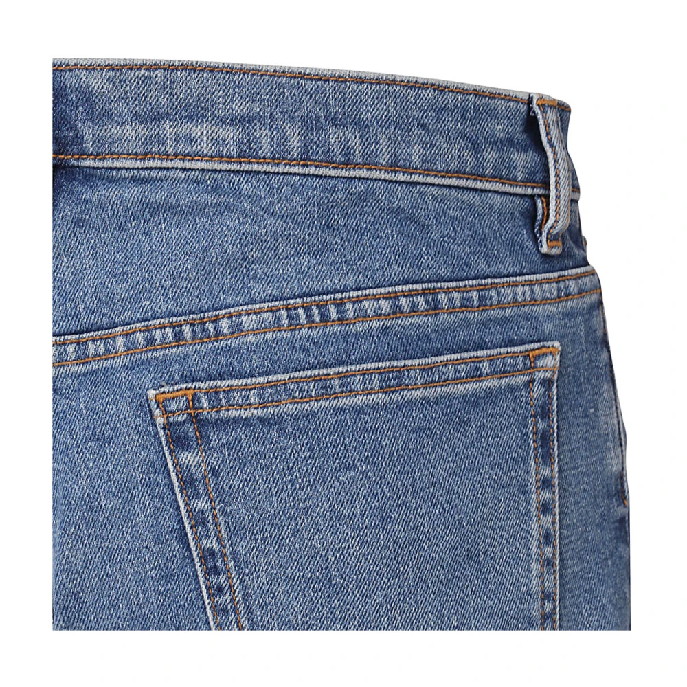 A.p.c. Slim Fit Casual Broek Blue Heren