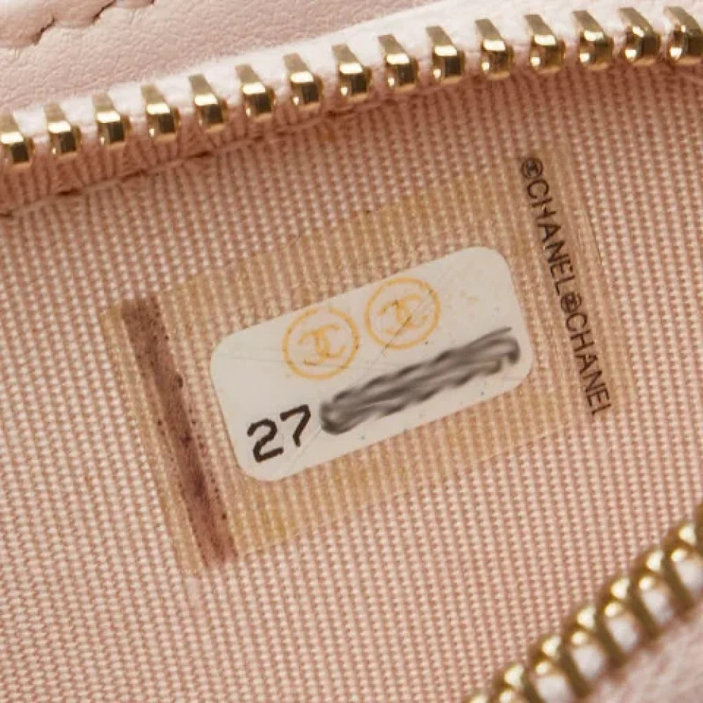 Chanel Vintage Pre-owned Canvas chanel-bags Pink Dames