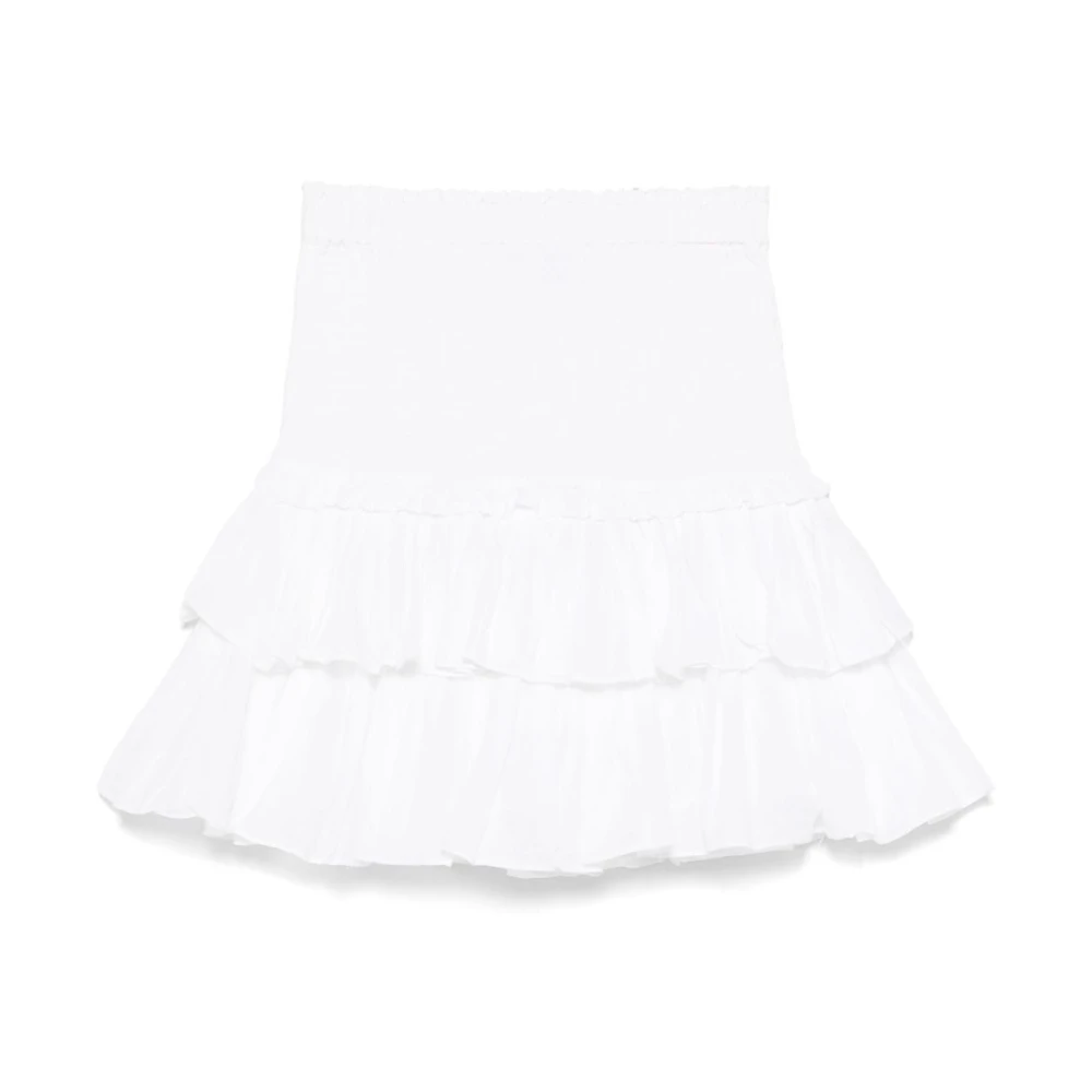 Marant Étoile Women's White Short Skirts, Xs, Midi Skirt
