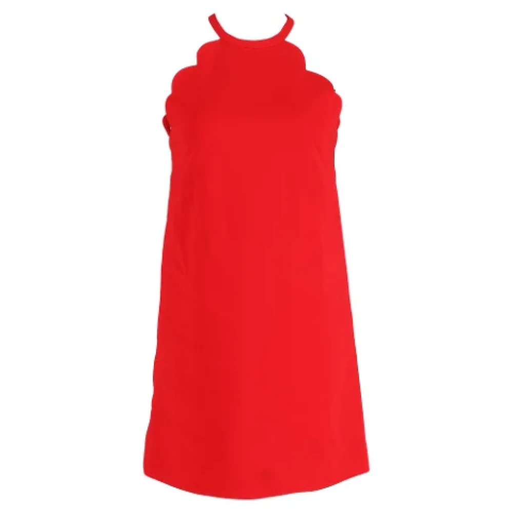 Miu Pre-owned Polyester dresses Red Dames