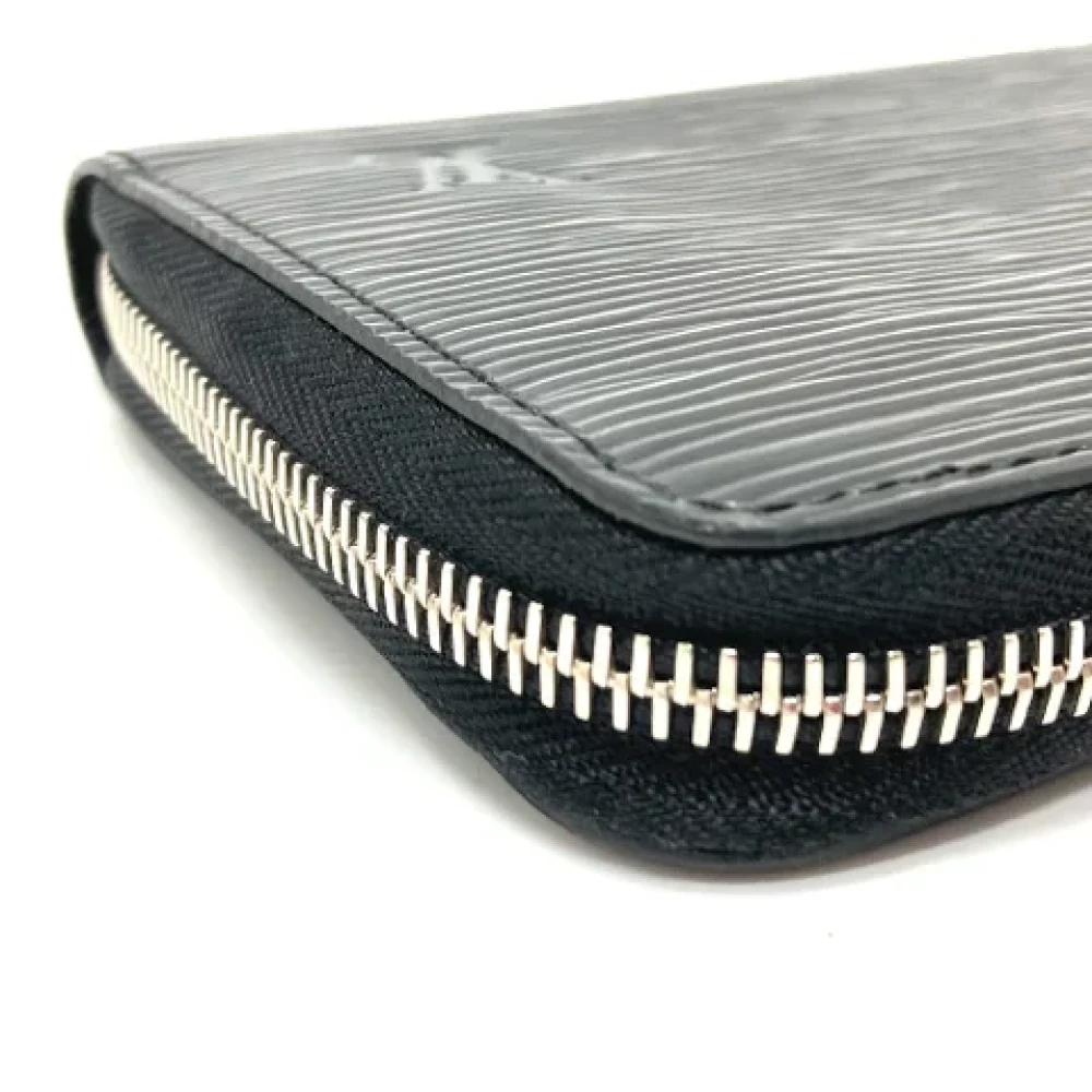 Louis Vuitton Vintage Pre-owned Leather wallets Black Dames