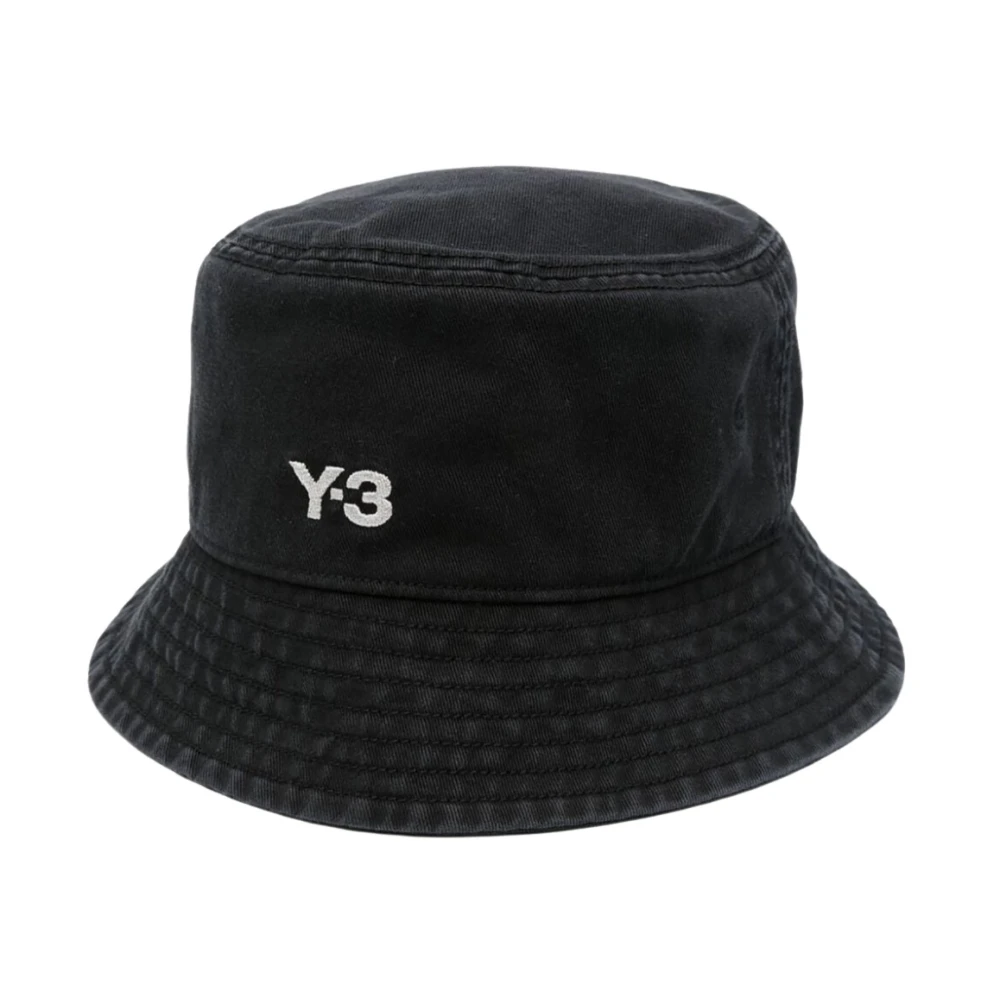 Y-3 Stilren och Bekväm Bucket Hat Black, Herr