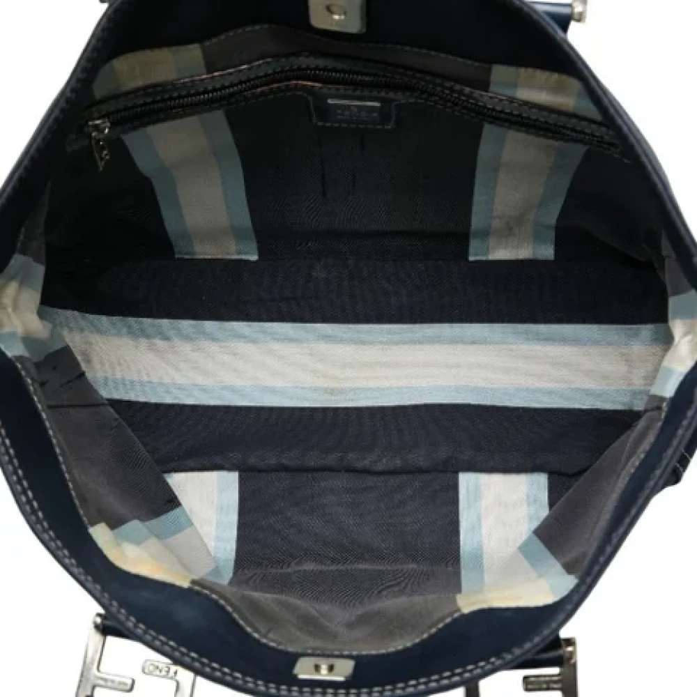 Fendi Vintage Pre-owned Canvas fendi-bags Blue Dames