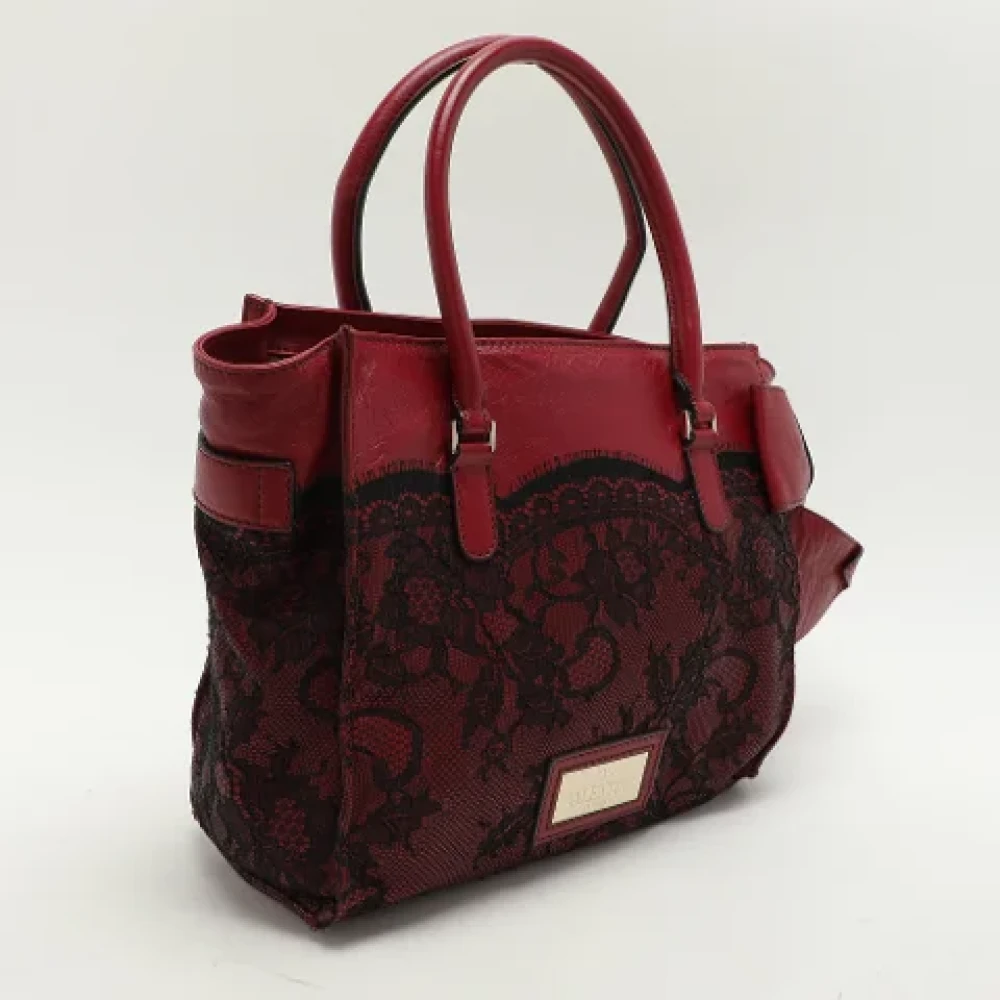 Valentino Vintage Pre-owned Fabric handbags Red Dames
