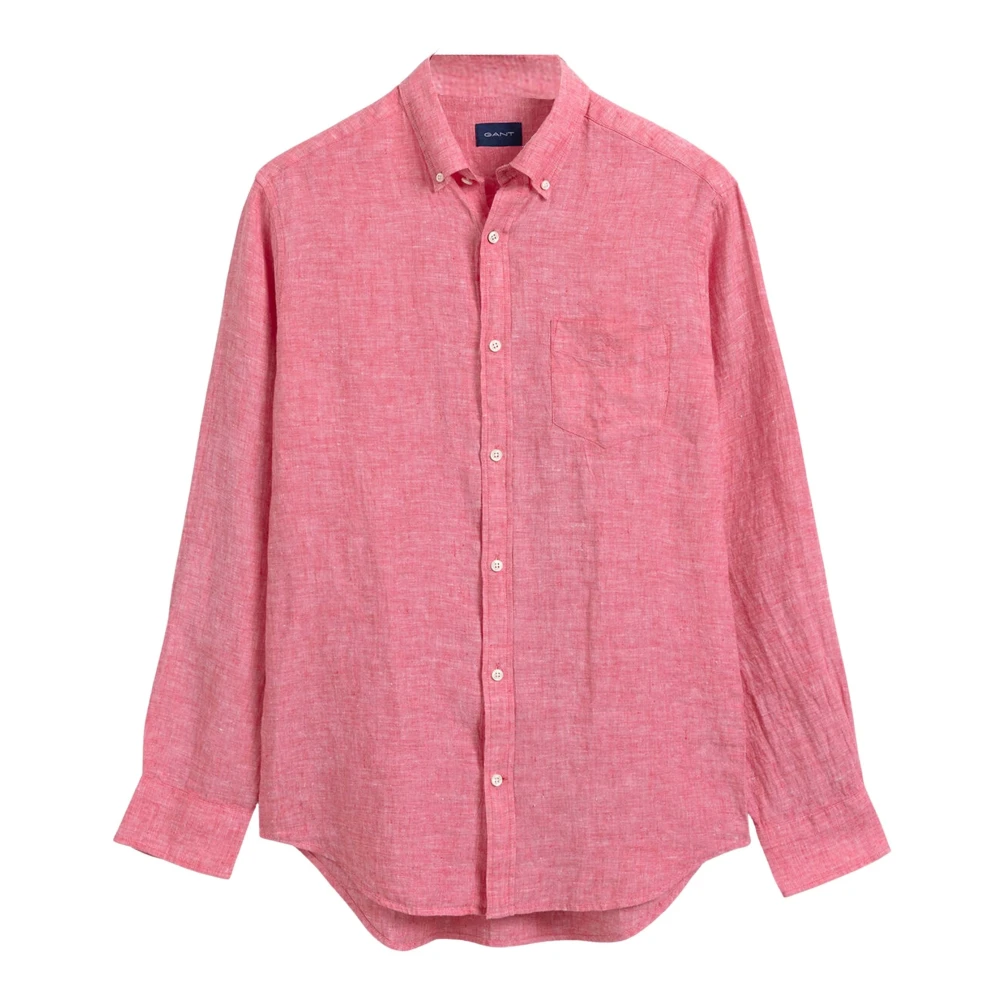 Gant Men's Pink Casual Shirts, 2XL, Casual Shirt