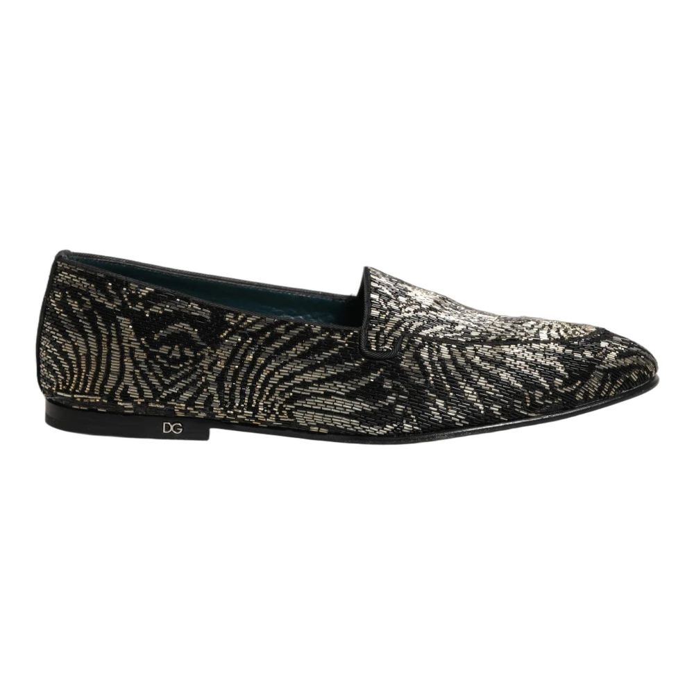 Dolce & Gabbana Men's Multicolor Loafers, 9 Uk, Loafers Dress Shoes