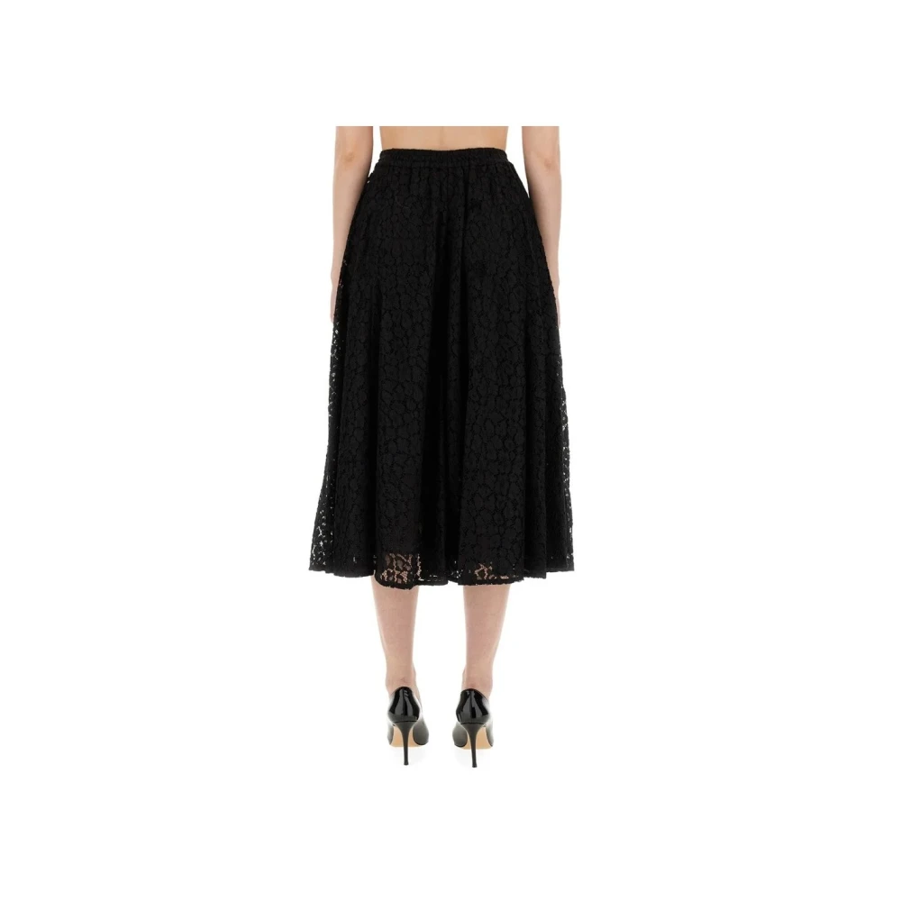 Michael Kors Elegante Zwarte Rok voor Vrouwen Black Dames