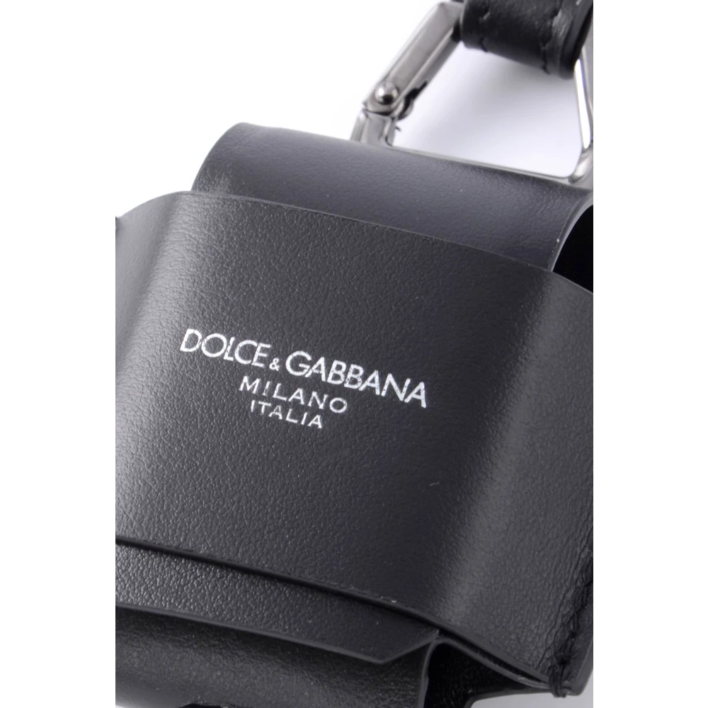 Dolce & Gabbana Mannen Hoofdtelefoon Hangende Tas Moderne Stijl Black Heren