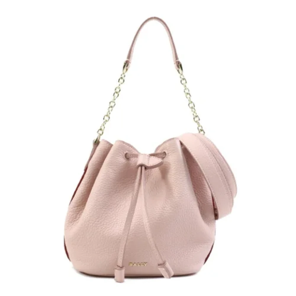 Bally Pre-owned Leather shoulder-bags Pink Dames
