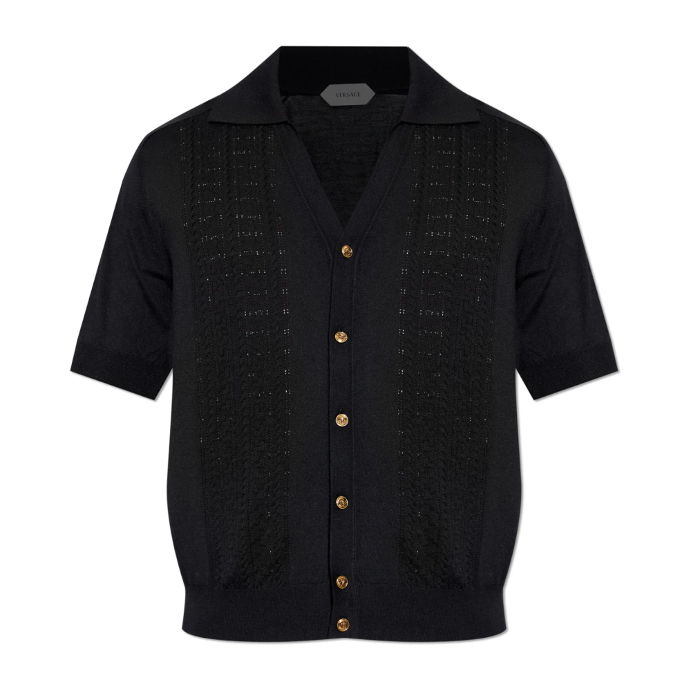 Versace Uomo Nero Maglie, Xl, New,
