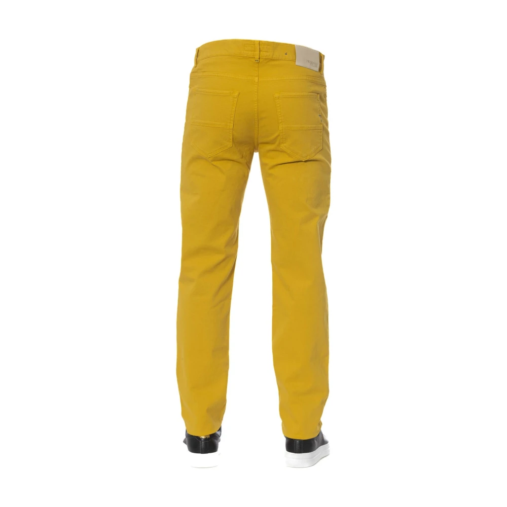 Trussardi Jeans Kleding Broeken Yellow Heren