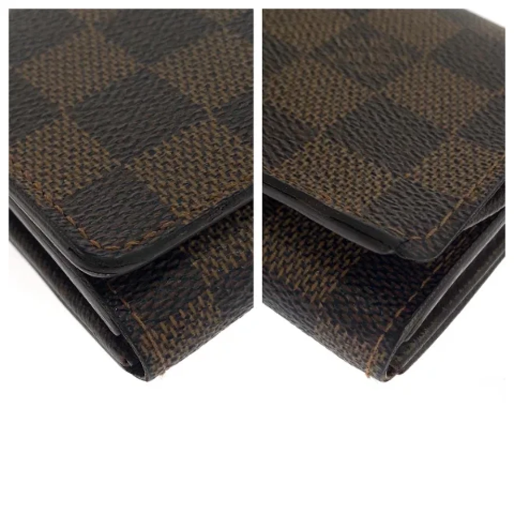 Louis Vuitton Vintage Pre-owned Canvas wallets Brown Dames