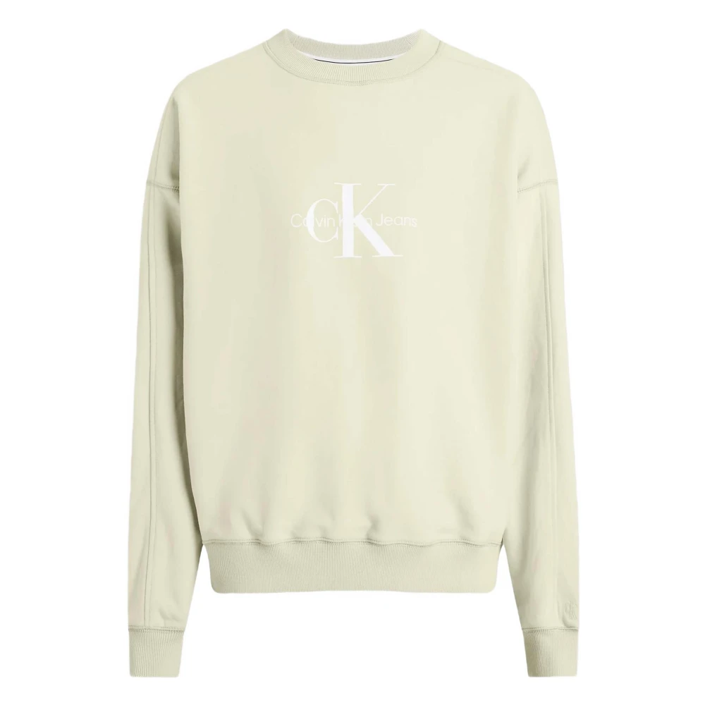Calvin Klein Archief Monologo Hoodie Beige Heren