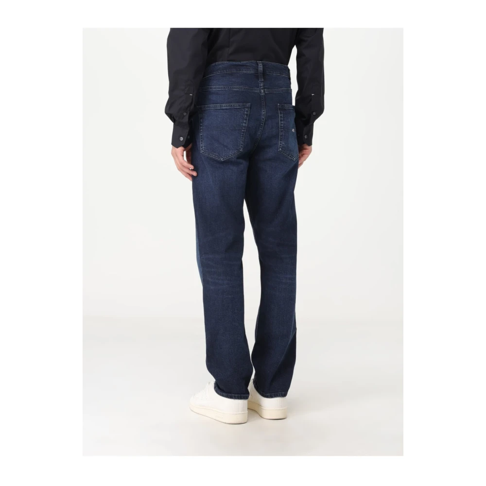 Tommy Jeans Donker Denim Straight Leg Jeans Blue Heren