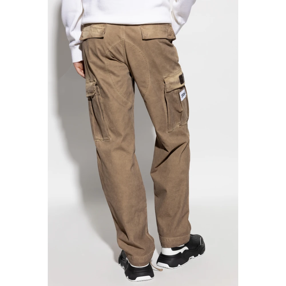 Dolce & Gabbana Broek met zakken Brown Heren