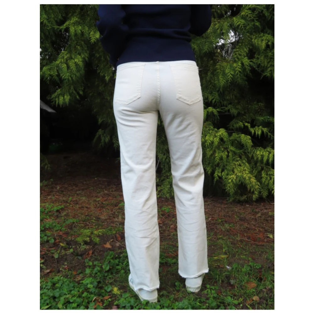 Islow Manon Wijde Broek met Knoopsluiting White Dames