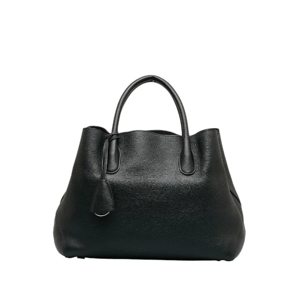 Dior Vintage Pre-owned Leather dior-bags Black Dames